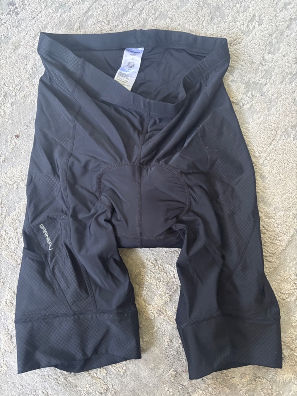 GARNEAU Men’s Black Cycling Shorts with Chamois